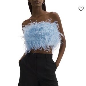 LAMARQUE Zaina Feather Bustier